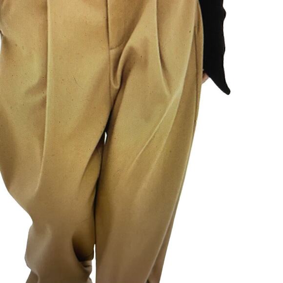 Wide  Leg Pants Basic Style Belt Loops Pockets Black Size L or 10 NEW - Picture 4 of 4